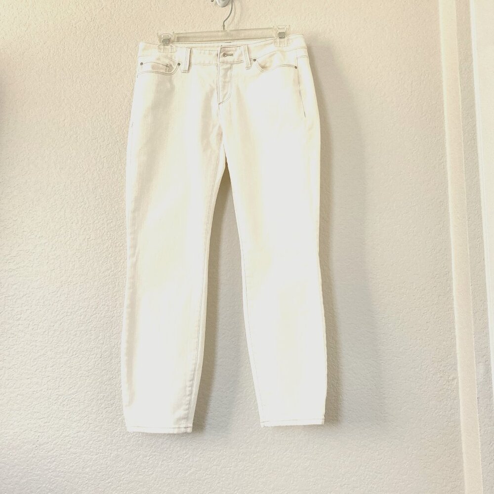 Ann Taylor Jeans Off White Size 2